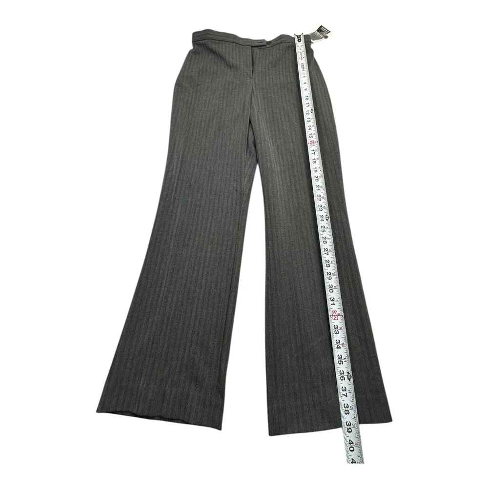 East 5th Petite Secretly‎ Slender Black Herringbone Pants Size 12P